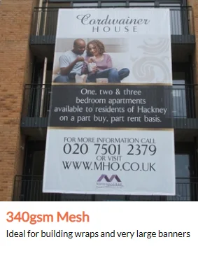 Mesh Banner Printing at KempCo in Witham, Essex