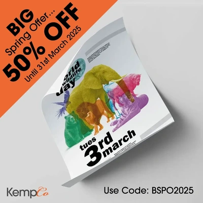  Big Spring Poster Printing Offer t KempCo