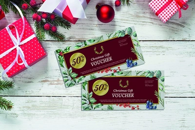 Christmas Voucher Design & Printing