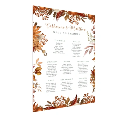 Table & Seating Plan Printing in Essex